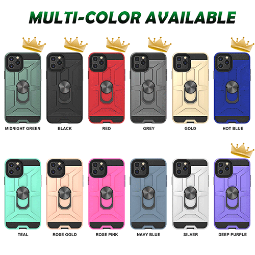 Këllëf mbrojtës i telefonit të nivelit ushtarak me mbajtëse magnetike